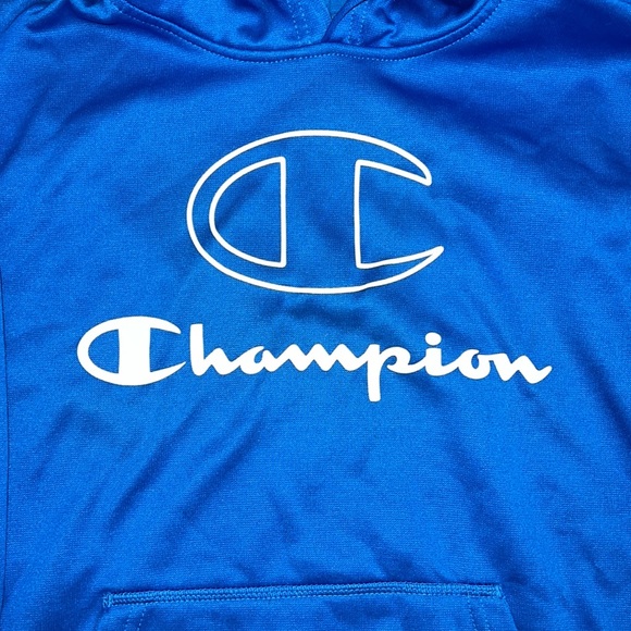 Champion Youth L Blue Performance Hoodie-NWOT - Picture 2 of 5